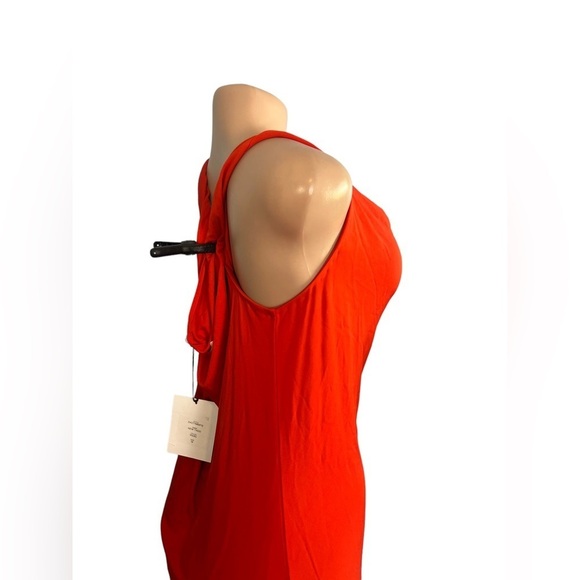 Diane Von Furstenberg Tadd Orange Dress Viscose Knit - Picture 6 of 12